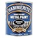 Produktbild Hammerite glatter schwarzer Metall-Lack, 750 ml