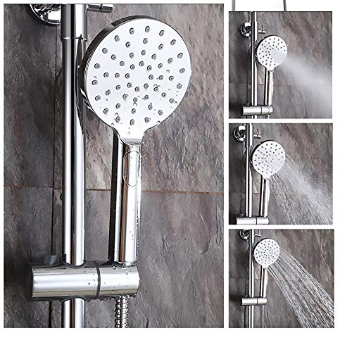 Buzzle de douche cuivre complet avec mitigeur thermostatique