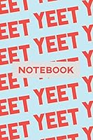 Notebook: Yeet Red Pink Typography Meme Pattern 1795466596 Book Cover