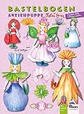 Anziehpuppe Blüten Bastelbogen mit 3 Puppen aus Papier und 5 Outfits: 3D Papierpuppen zum Ausschneiden & Basteln für Kinder ab 6+ Deko Mode
