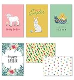 Easter Cards 2021, Easter Cards Bulk with Envelopes, 36 Easter Cards for Kids, Happy Easter Greeting...
