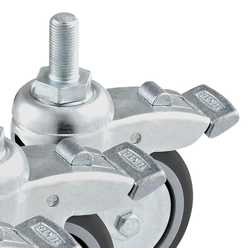 Sonic Energy Gong Ständer Rollen – Anbauteil für Sonic Energy TMGS, TMGS-2 und TMGS-3 Gong Ständer – Inkl. Bremssystem (TMGS-W)