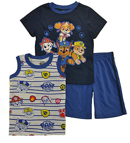 Image of Nickelodeon Paw Patrol Little Boys Three-Piece Short Set