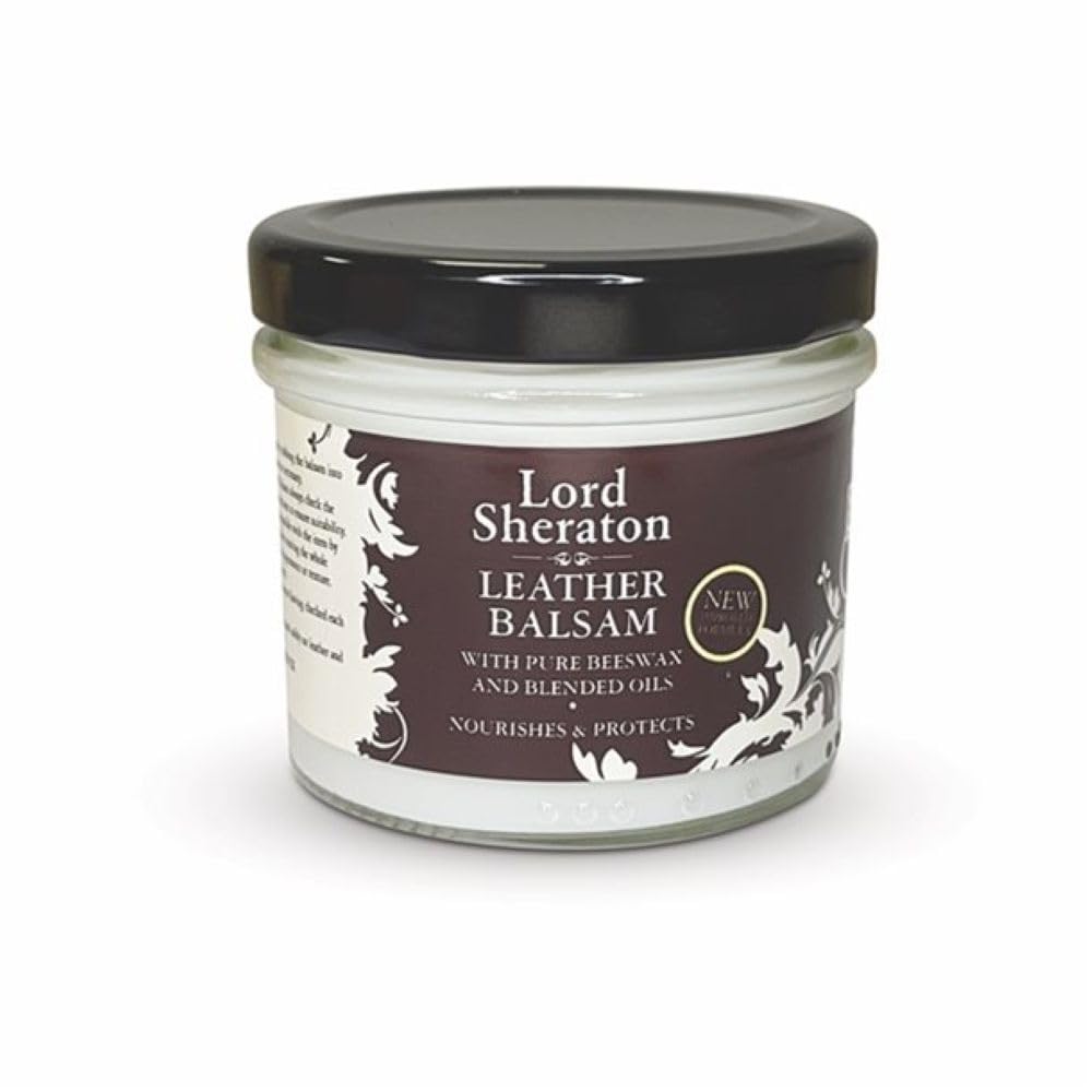 Lord Sheraton Leather Balsam 125 ml - Leather Cleaner, Conditioner & Protector – Nourishes, Restores & Protects Furniture, Sofas & Car Interiors