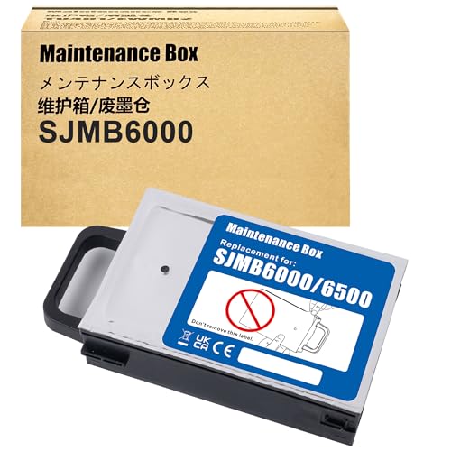LCL SJMB6000 SJMB6500 C33S021501 Wartungsbox kompatibel für Epson ColorWorks CW-C6000A CW-C6000P CW-6030A CW-6030P CW-C6500A CW-C6500P (1er-Pack)