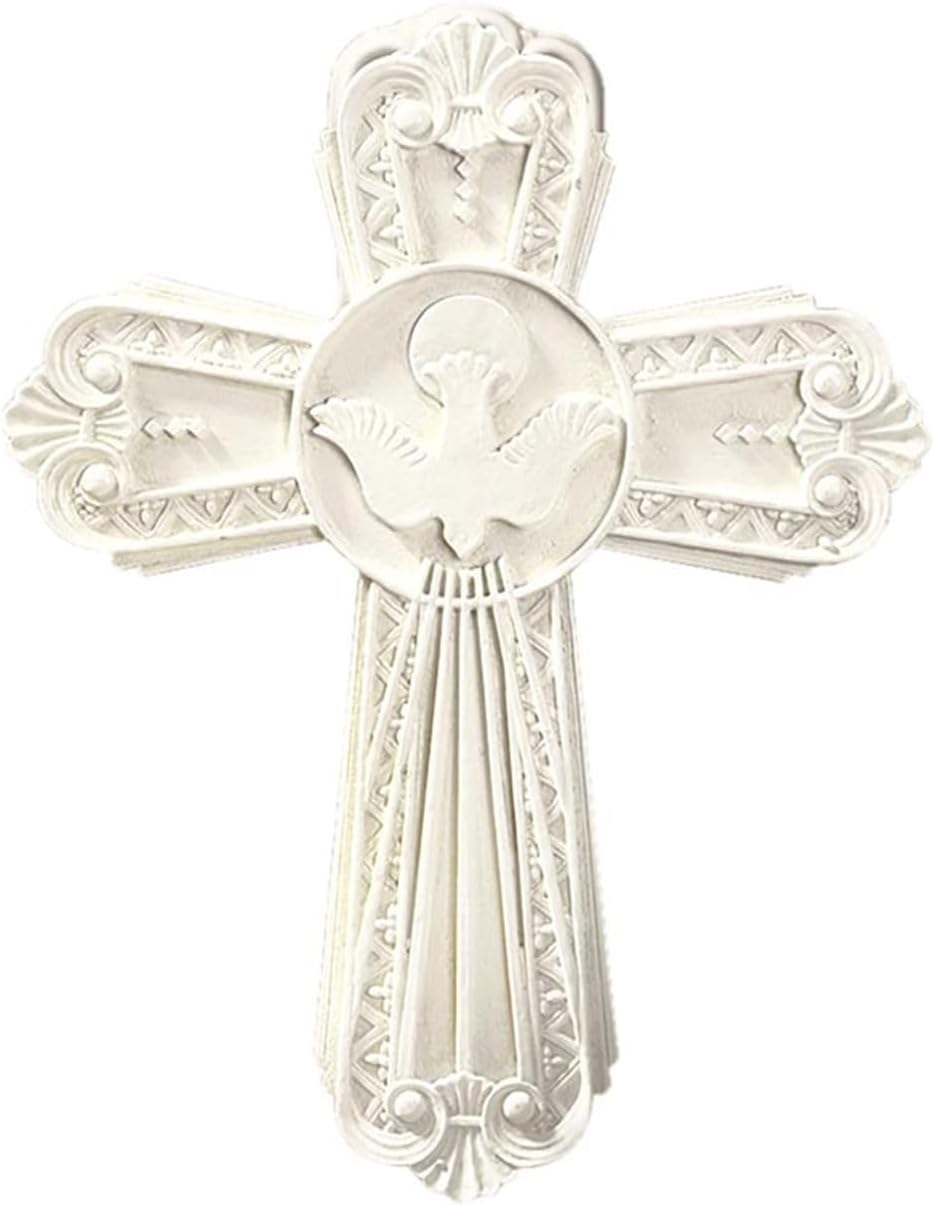 Trinity Church Supply Tomaso Confirmation Boxed Cross Religious Christian Crosseses for Wall, 7.5 Inch Height