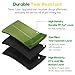Premium Dual-Turf Golf Mat with Ball Tray, 5x4 FT Golf Hitting Mats Practice Outdoor Indoor for Backyard Driving Range Simulator Mat, Golf Chipping Swing Training Aid Mat, Gifts for Dad,Men,Golfers
