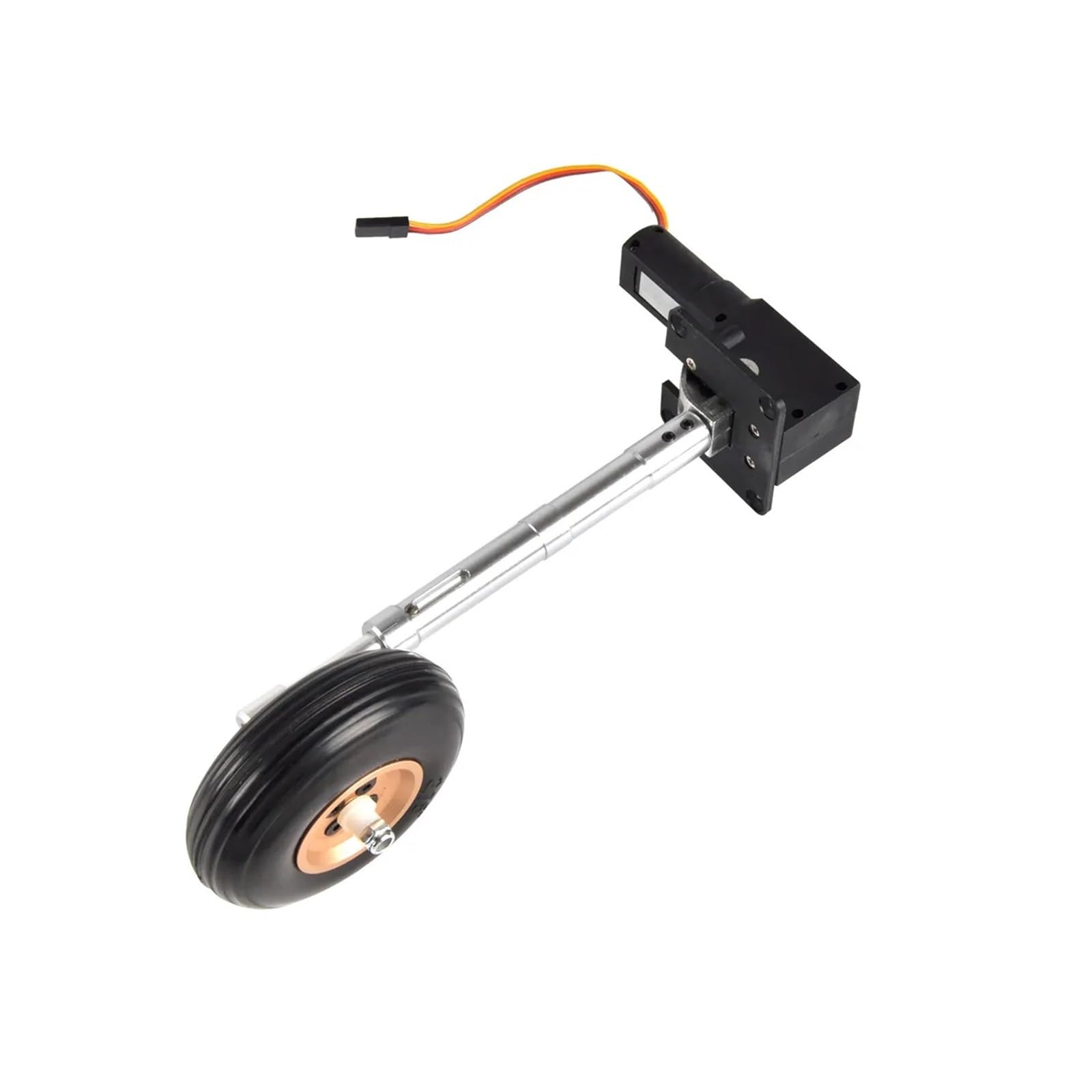Tren de Aterrizaje retráctil sin servo con Ruedas de 200 mm Compatible con Modelos de Aviones RC de 4 a 6 kg Universal(2pcs Main)