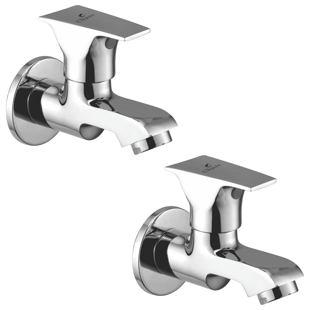 Cliquin Opera Brass Bib Cock with Wall Flange 7 Years Warranty Chrome (Pack of 2) (B0CK4DPMN4) Amazon Price History, Amazon Price Tracker
