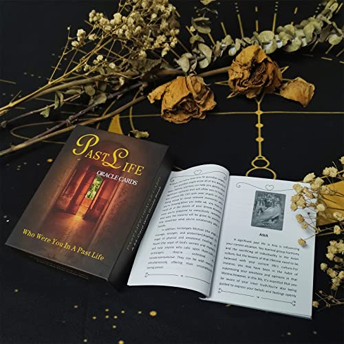 Gzxinke Past Life Oracle Cards With Guidebook,44 Tarot Deck Oracle Cards, Love Oracle Cards,Life Purpose Oracle Cards Divination Cards #TOP2
