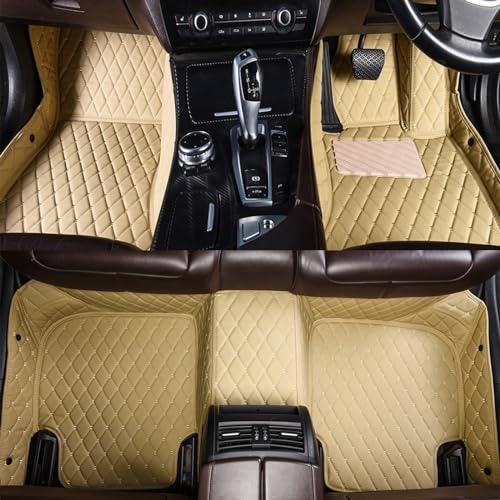 に適用 ボルボXC60 UB DB型 カーフロアマット カスタムマット 3Dフロアマット カーカーペットマット フルカバレッジ フロアマット 車専用防水汚れ防止滑り止 取付簡単 カー用品 品質保証 (Color : ベージュ, Size : DB型 200