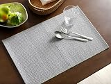 イケヒコ 竹 ランチョンマット ジーンズ 約30×45cm ブルー 竹ひご テーブルマット デニム風 涼しい 天然素材 拭ける おしゃれ 北欧風 和モダン 軽量 丸めて収納 #1101470047001