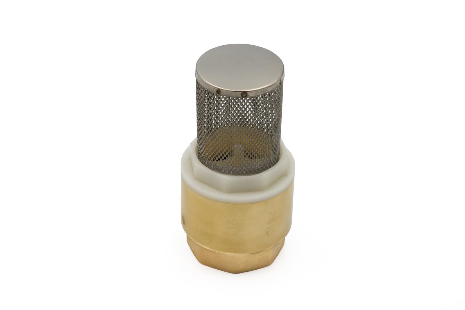Stabilo-Sanitaer Messing Fußventil 1 1/4 Zoll DN32 – Saugfilter Mit Rückschlagventil, Innen-IG, Für Pumpen & Brunnen