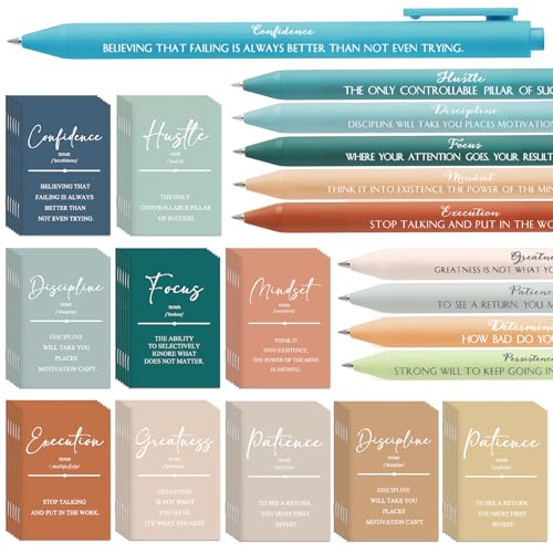 Carnet de motivation en bambou avec stylo kraft pour employé PerKoop Lot de 100