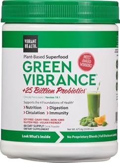 Vibrant Health Green Vibrance Powder, 23.28 oz