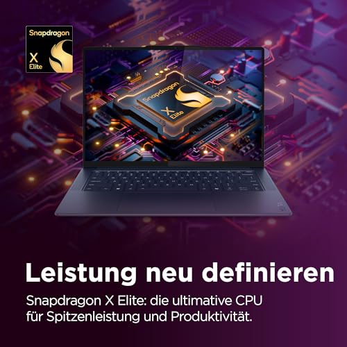 Lenovo Yoga Slim 7X Laptop | Copilot+ PC | 14,5" 3K OLED 90Hz Display | Qualcomm Snapdragon X1 Elite | 32GB RAM | 1TB SSD | Integrierte Grafik | Win11 Home | QWERTZ | 1,28kg | blau – Bild 4