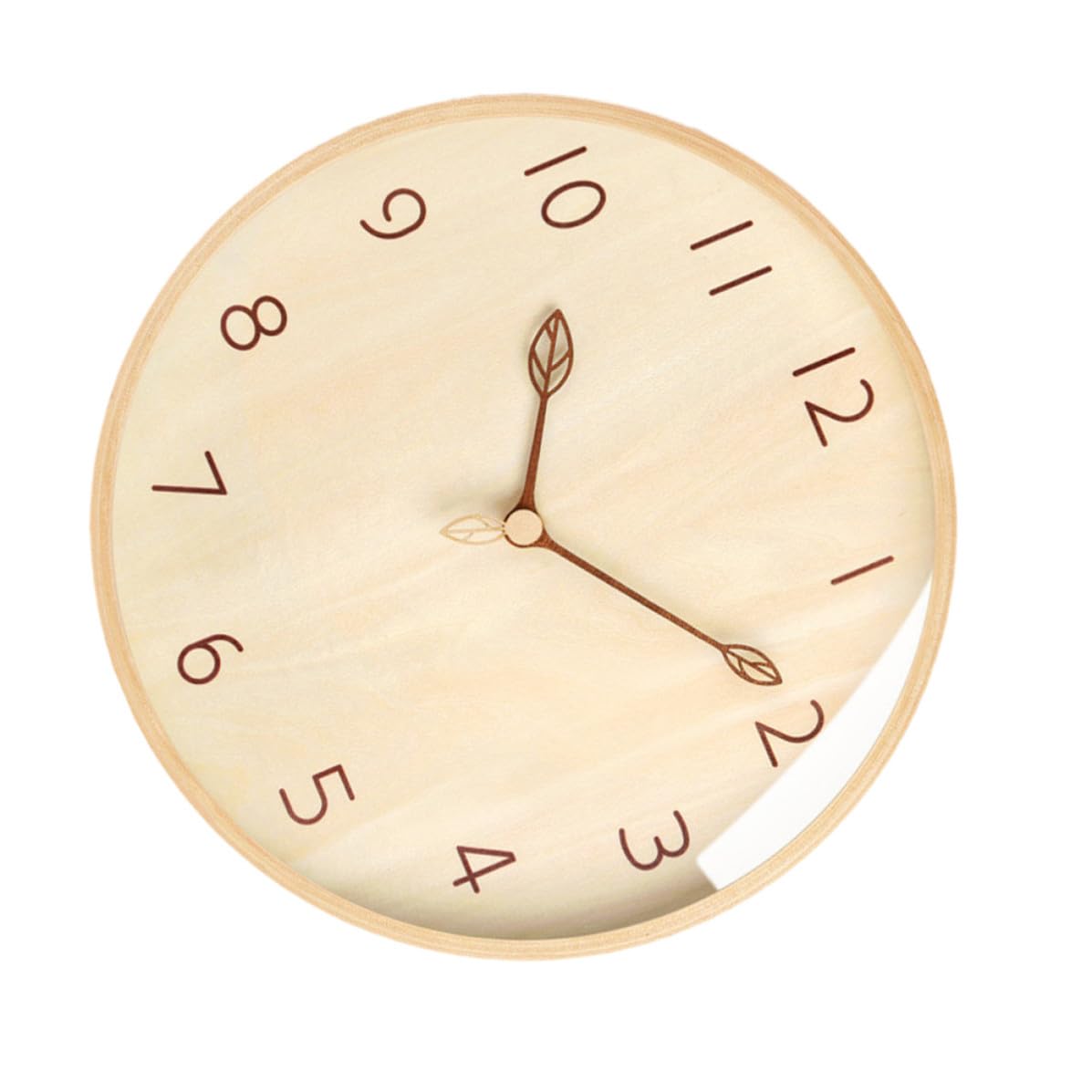 Reloj Decorativo Fácil de Colgar de Madera de Pared Diseño de Rama y Movimiento Silencioso para Sala de Estar o Hotel Moderno