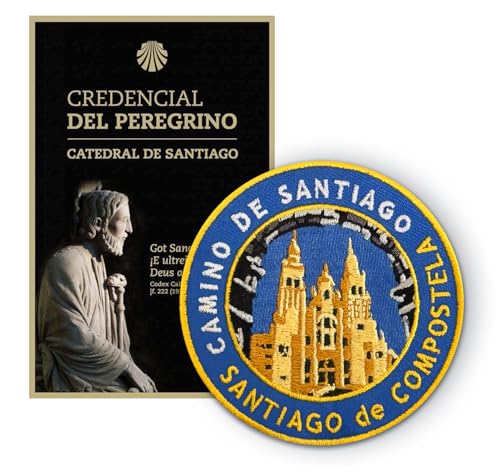 Official Camino Credential + Patch + Trail Map Card