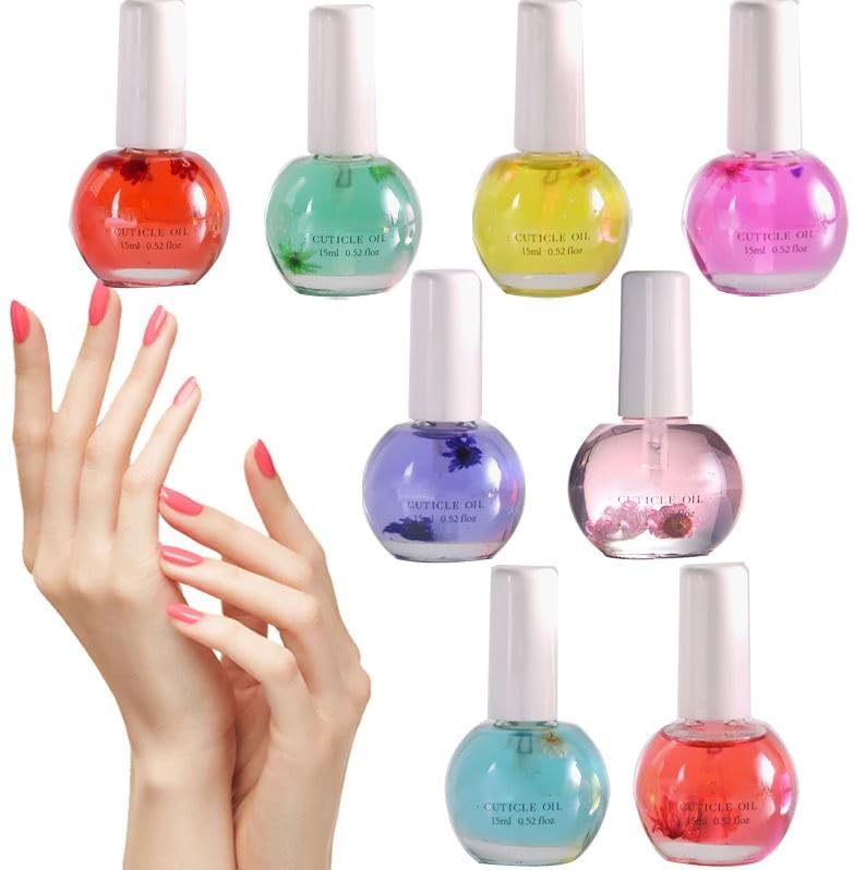 Nail Cuticle Oil, Creative Nail Design Solar Oil Nail and Cuticle Conditioner, for Nourishing, Hydrating, Dry Rough Nail Care Repair Essential Nail Care - 1pc, Multi.-image-34