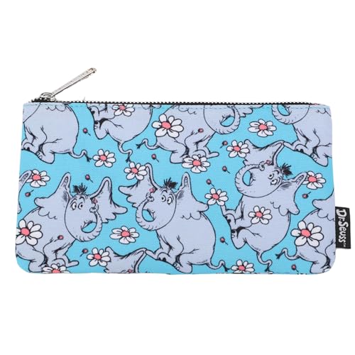 Pochette en nylon Loungefly Dr Seuss Horton éléphant floral
