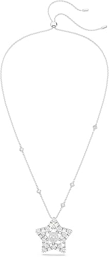 Miniatura 2 de SWAROVSKI Stella Necklace, Earrings, and Bracelet Crystal Jewelry Collection, Rhodium & Rose Gold Tone Finish