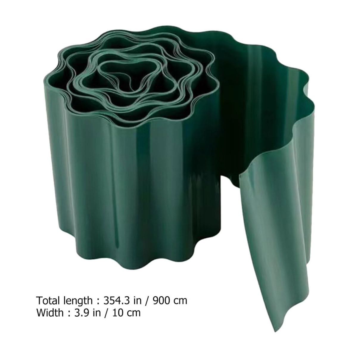 Holibanna Garden Edging Border Durable Plastic Landscape Edging for Lawn Flower Beds and Pathways Garden Barrier Fence for Backyard Decoration and