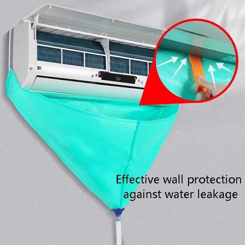 Juego de bolsas de agua de limpieza de aire acondicionado, mantiene la unidad de aire acondicionado fresca con un kit de limpieza fácil de usar