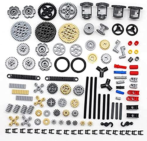 Technik Ersatzteile Set, Technik Teile Getriebe Ausrüstung, Technik Teile Steine Bausatz Motor Getriebe Ausrüstung Klemmbausteine Verbinder, Technik Verbinder Kompatibel mit Lego Technic