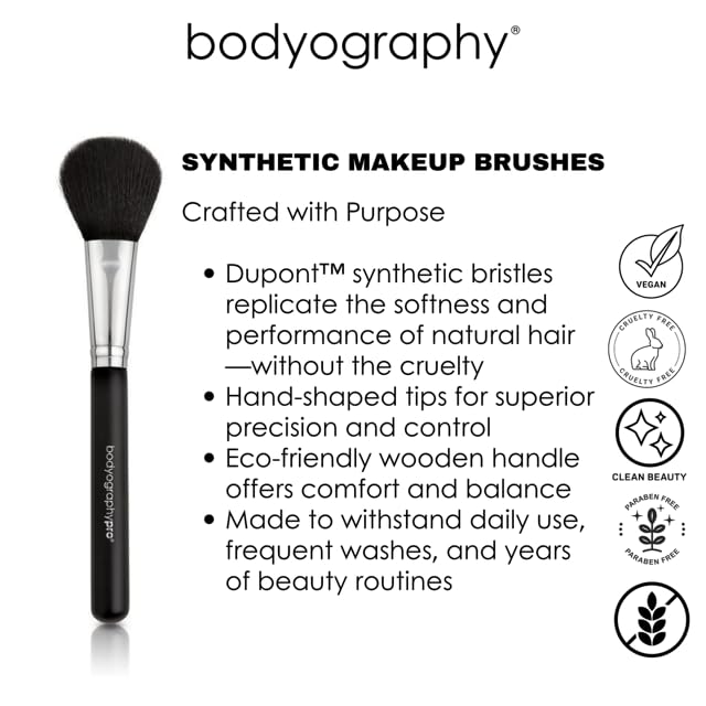 Bodyography Lip Brush | Precision Tool for Lipstick and Gloss Application | Ideal for Defining, Blending, and Filling | Travel-Friendly, Retractable, and Cruelty-Free Makeup Brush - Image 3