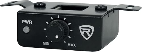 Miniatura 9 de Rockville SS65P 400W 6.5" Subwoofer activo delgado para automóvil debajo del asiento, amplificador integrado, graves ajustables, entradas de alto