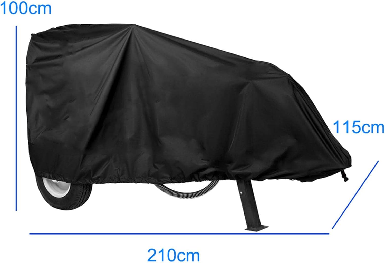 Log Splitter Rain Cover, Against Rain Dust Weather Resistant Splitter Cover Storage Cover for Garden, Black