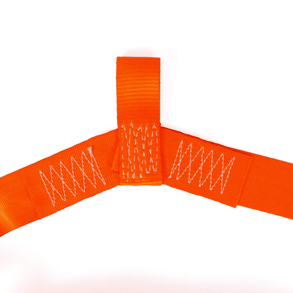 MOTO4U Universal Motorrad Hinterrad Spanngurt in Orange