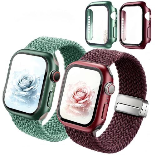 Stretchy Band Screen Protector Compatible with Apple Watch Bands Women men