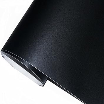 Blackboard Chalk Board Wall Sticker Wrapping Paper 43cm x 200cm for Home School & Office(Black)