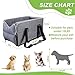Pet Safety Booster Seat, Center Console Car Seat for Small Dogs Cats, Puppy Armrest Booster Seat, Pet Washable Travel Armrests Bed Bag, Removable Dog Car Seat for Small Pets Up to 10 Lbs