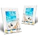 Gorse Wooden Photo Frame Sea Gull Decorative Lateral Picture Frame Study Children Room Random Sail 5" x 7"