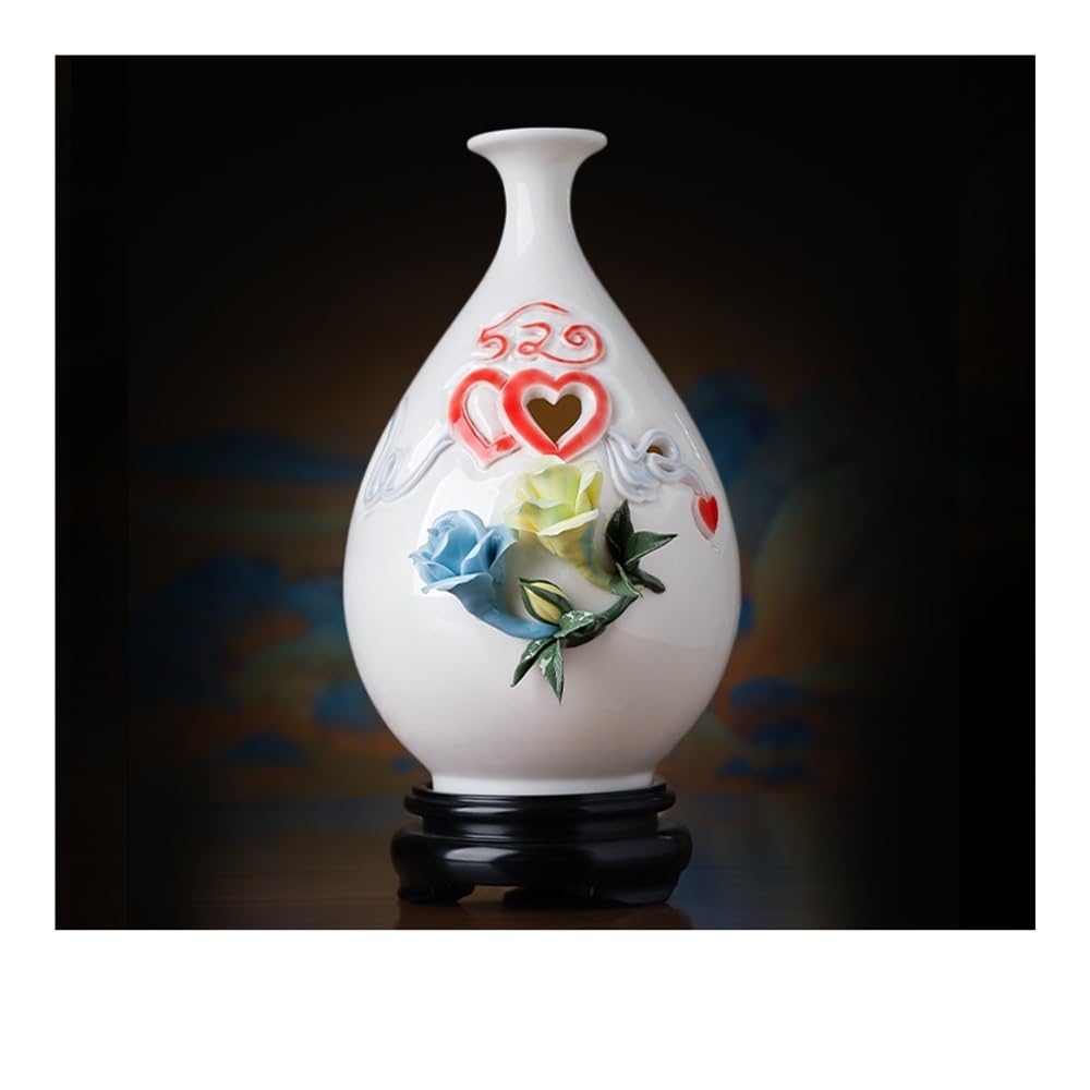 Vase en céramique TUSUOD pour arrangement floral élégant dans le salon