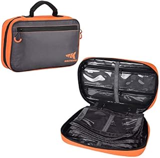 KastKing KKBS-BB-6S Bait Boss Lure Bag Utility Binder Tackle Bag - Soft Bait Binder - Fishing Gear Bag, Self-Healing Zippers & Padded Handle Design