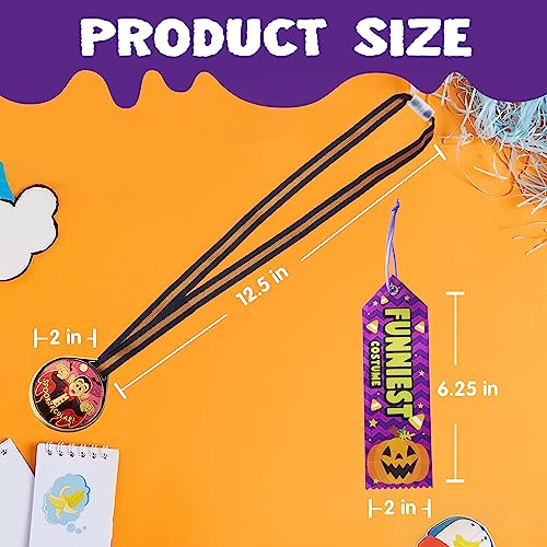 Joyin 10973 24 Pcs Halloween Medal Trophies And Trophy Ribbons For Halloween Award Party Celebration And Spooky Contest Rewards thumb #2