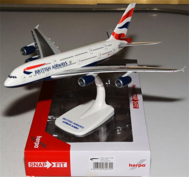 Amazon.com: FloZ for Herpa for British Airways for Airbus A380 1