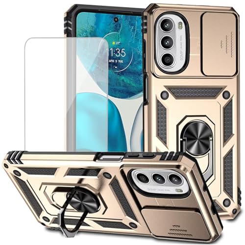 Coque antichoc Moto G82 5G et Moto G52 avec béquille magnétique et vitre écran incluse
