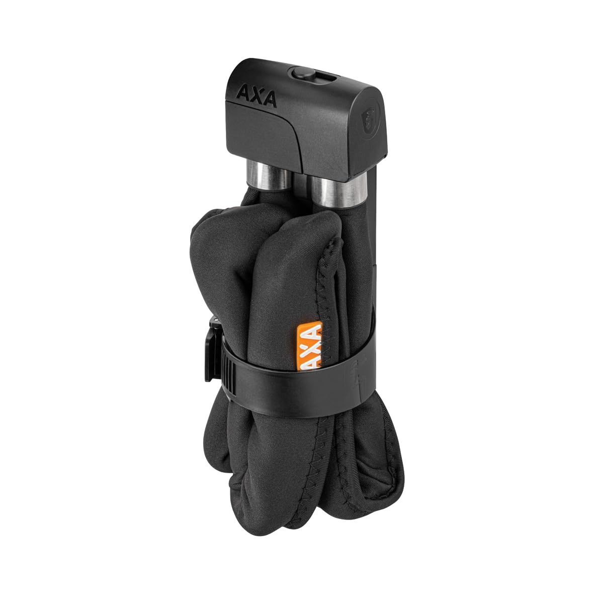 AXA Foldable 10-105 Faltschloss – Länge 105 cm – Stahlglieder 10 mm – Sicherheitsstufe 13 – Inkl. Halterung – Mit 2 Schlüsseln