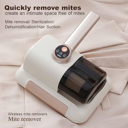 Image of OLV Cordless Mite Remover for Bed, Sofa & Cushions | Handheld Mattress Vacuum Cleaner with UV Sterilization, HEPA Filter & Strong Suction |Portable Dust & Allergen Remover for Home Cleaning