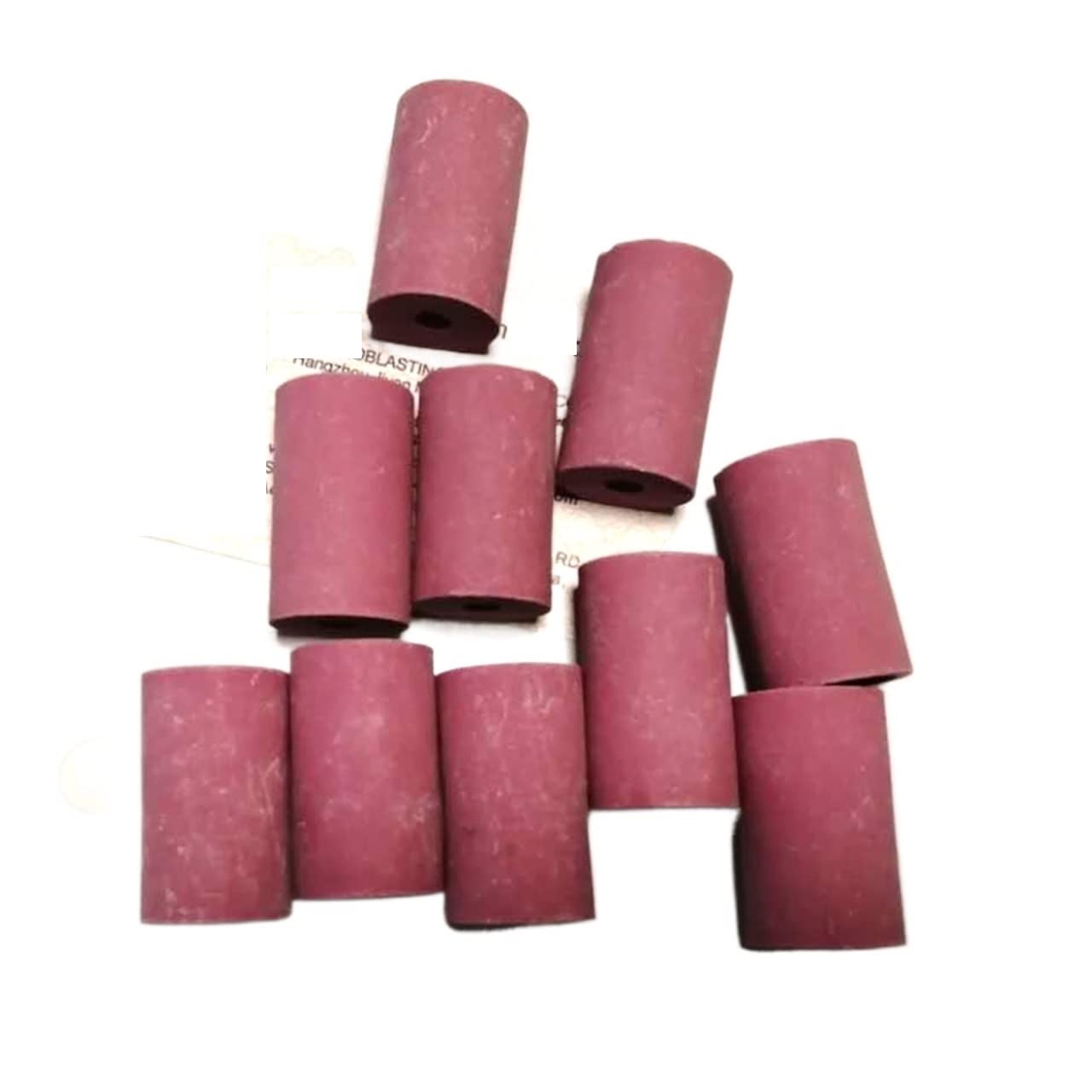 Ugello for Sabbiatura in Ceramica con Cilindro 6x21x36mm, Punte for Sabbiatrice in Ceramica A Colonna for Pistola for Sabbiatura 1200L (Color : 30pcs, Size : 6x21x35mm)