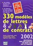 330 modèles de lettres et de contrats