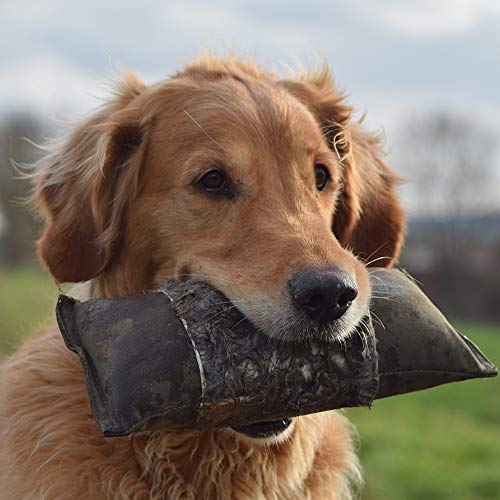 Firedog Dummy mit echtem Kaninchenfell - Robustes Wild-Apportel mit 250g Gewicht (auch für Welpen geeignet)