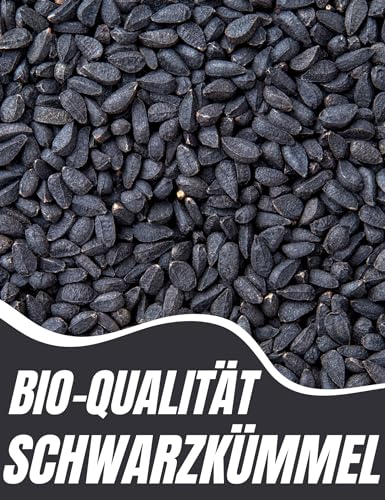 BIO Schwarzkümmelsamen 200g | Nigella Sativa ganz | Premium Bio Schwarzkümmel für Brot, Öl, Tee, orientalische Küche | ohne Zusatzstoffe | vegan, glutenfrei | Black Cumin Seeds | OmVeda