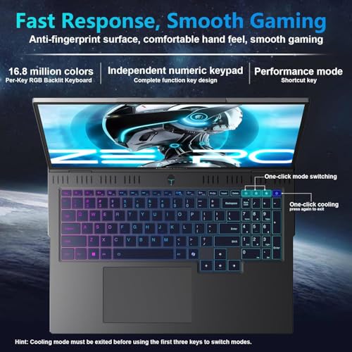 Image of PCONLINE Customized Laptop, Made with Thunderobot Zero 16 Pro RTX 5080 Gaming Laptop, 16 inch QHD+ 360Hz, Ultra 9 275HX, 32GB / 64GB DDR5 RAM, 1TB / 4TB PCIe SSD, Per-Key RGB, HD Camera, Win 11 Pro
