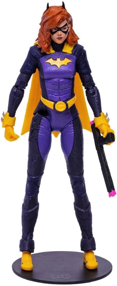 McFarlane Toys, DC Gaming 7-inch Batgirl Action Figure with 22 Moving Parts, Collectible DC Gotham Knights Game Figure with Stand Base and Unique Collectible Character Card – Ages 12+