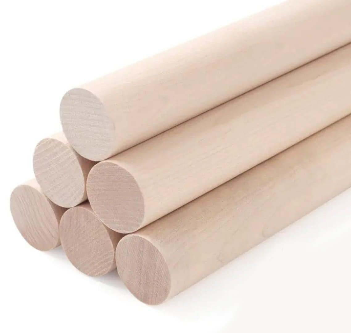 ROYAL GLOBAL Wooden Macrame Rod Dia- 1 inch. Length- 2.5 ft. Smooth Finish & Completely Straight Wood Stick for Wall Hanging Plant Hanger Home Décor Art & Craft DIY Projects (25mm x 2.5ft)-image-10